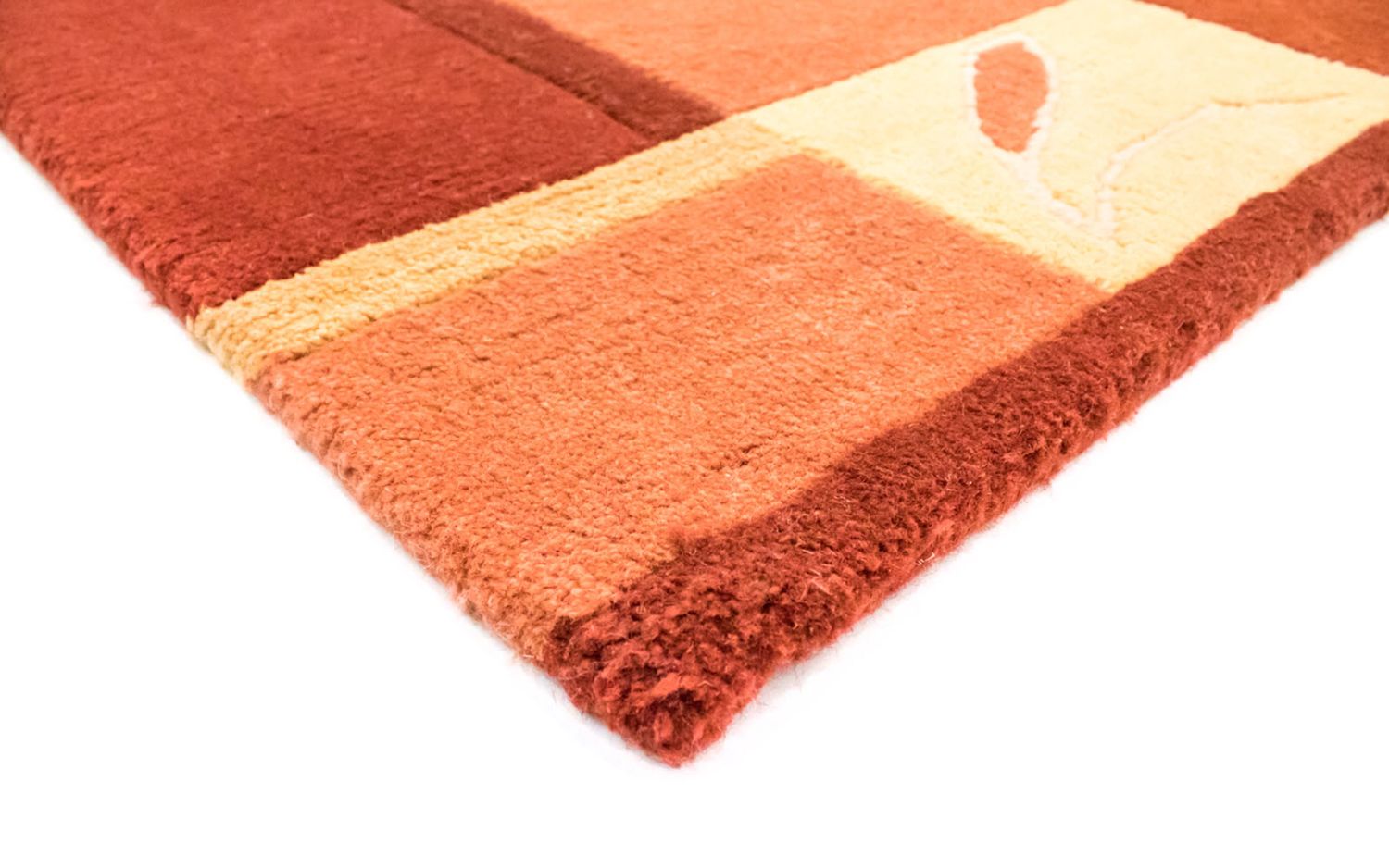 Nepal Tæppe - 238 x 170 cm - orange