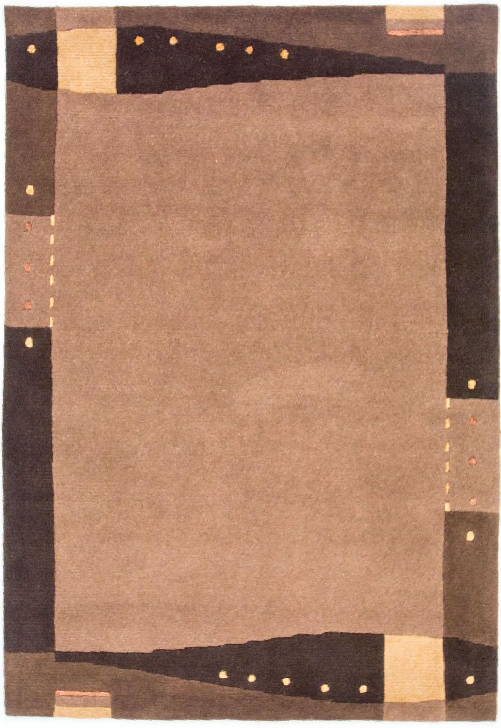 Nepal Tæppe - 178 x 122 cm - brun