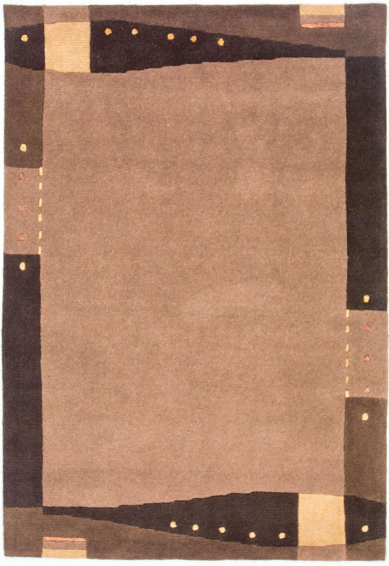 Nepal Tæppe - 178 x 122 cm - brun