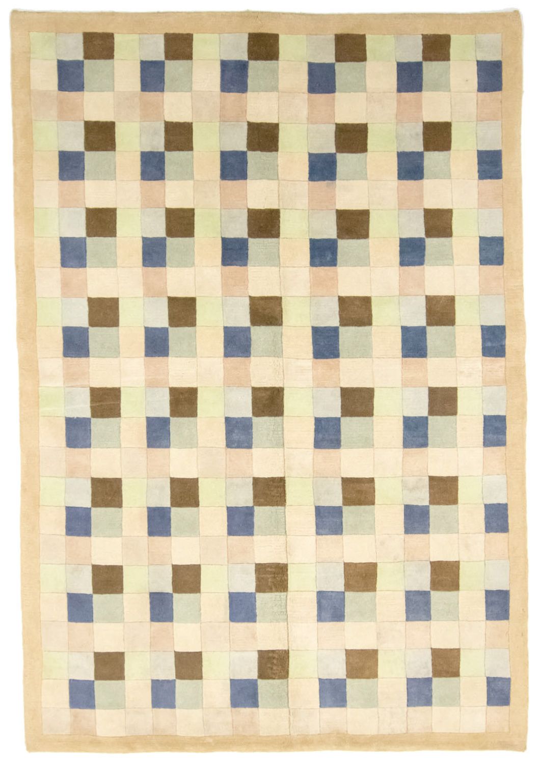 Nepal Tæppe - 227 x 156 cm - farvet