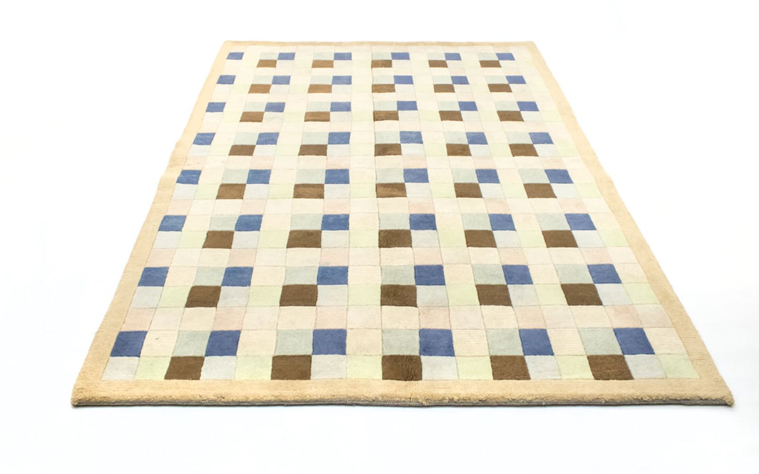 Nepal Tæppe - 227 x 156 cm - farvet
