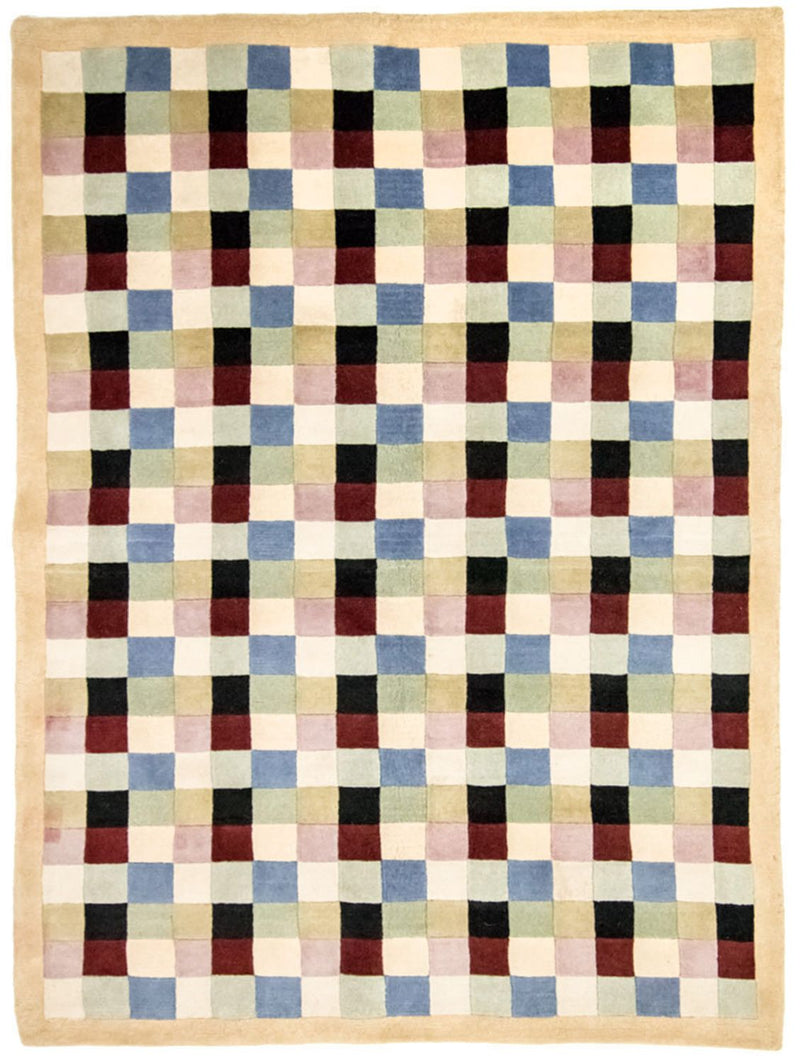 Nepal Tæppe - 224 x 161 cm - farvet