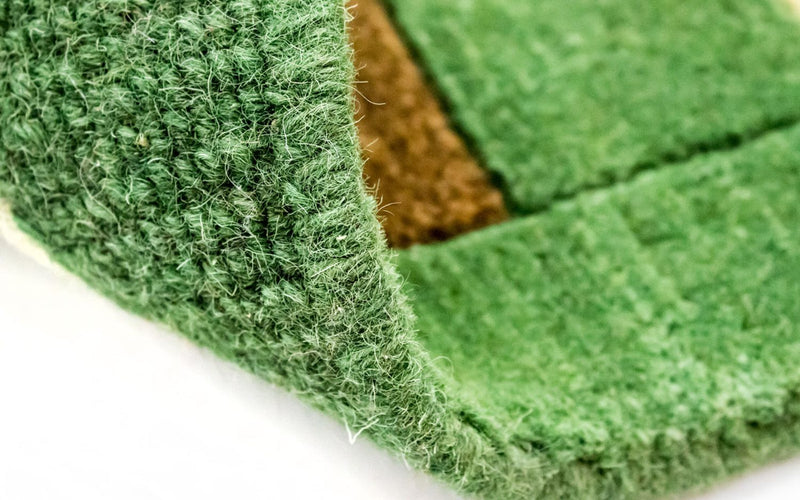 Nepal Tæppe - 225 x 161 cm - grøn