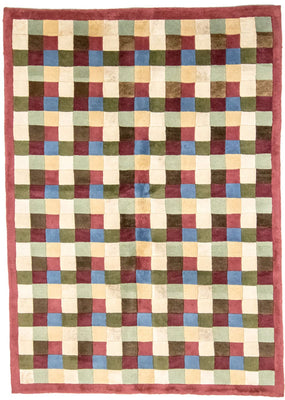 Nepal Tæppe - 225 x 160 cm - farvet