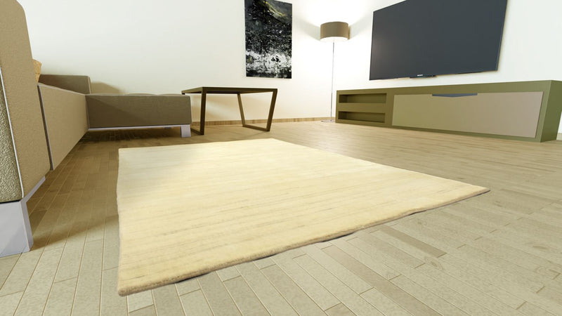 Gabbeh-tæppe - Indus - 160 x 90 cm - naturlig hvid
