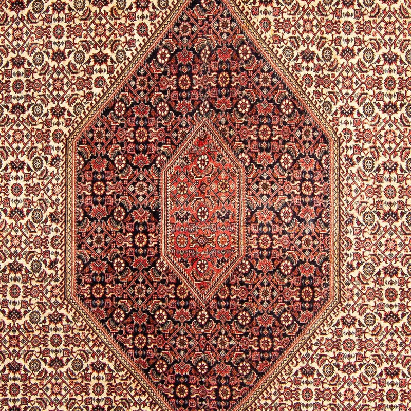 Persisk tæppe - Bijar - 312 x 172 cm - lysrød
