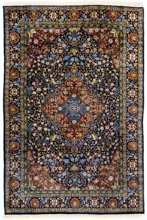 Orientalsk tæppe - 226 x 140 cm - blå
