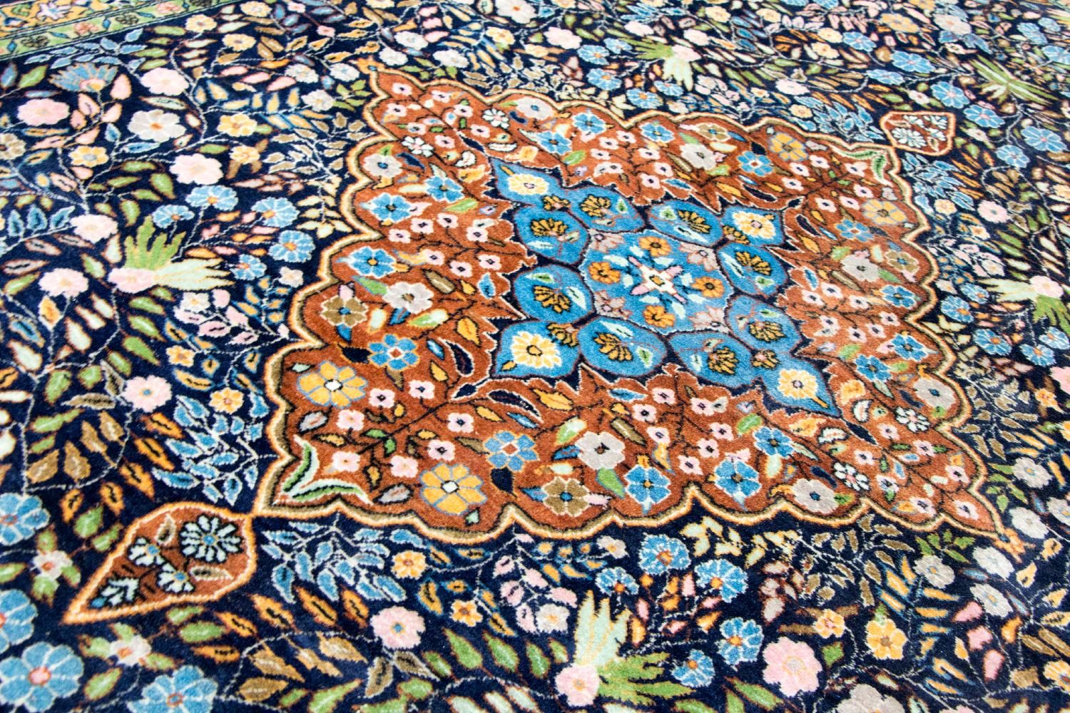 Orientalsk tæppe - 226 x 140 cm - blå