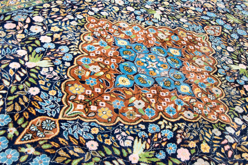 Orientalsk tæppe - 226 x 140 cm - blå