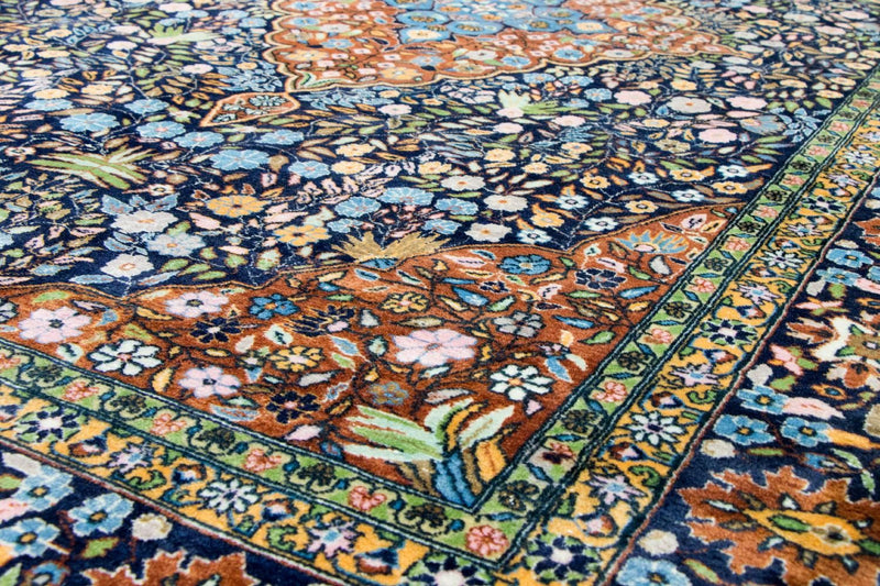 Orientalsk tæppe - 226 x 140 cm - blå