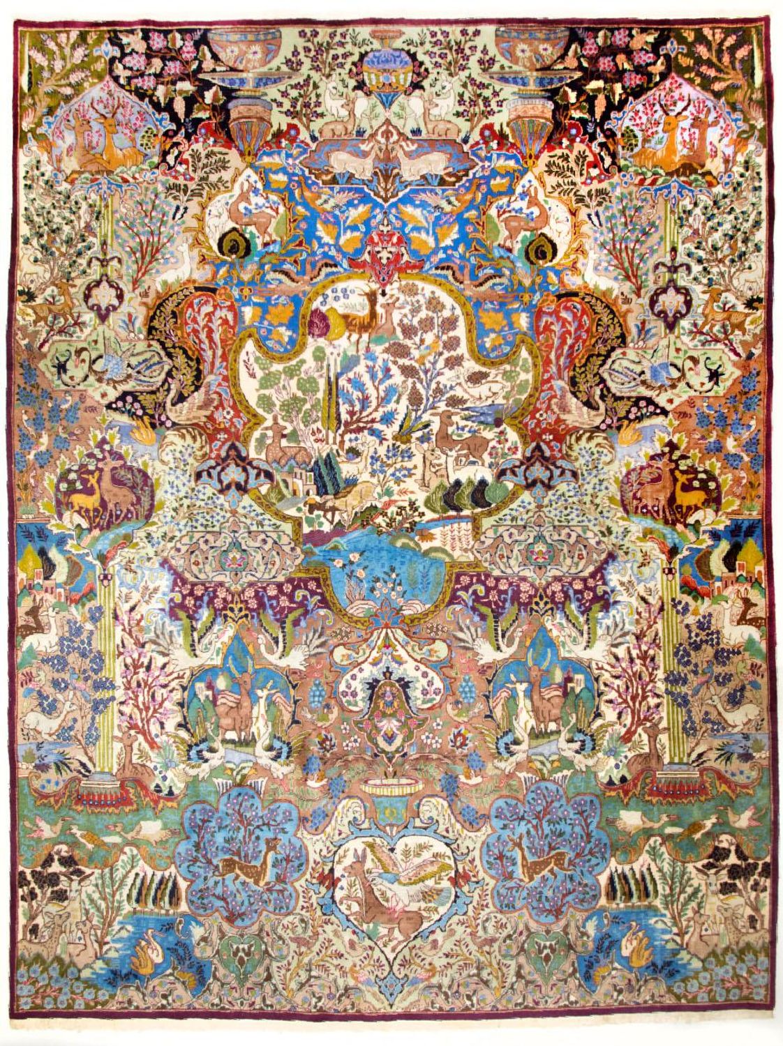 Persisk tæppe - Classic - 390 x 300 cm - flerfarvet