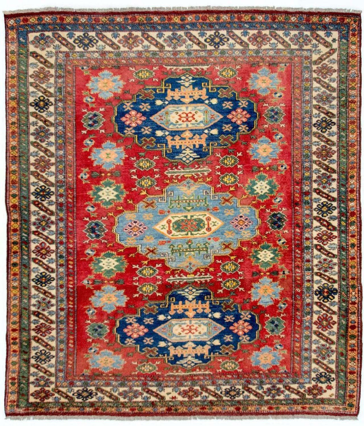 Ziegler Carpet - Kazak firkantet  - 197 x 188 cm - rød