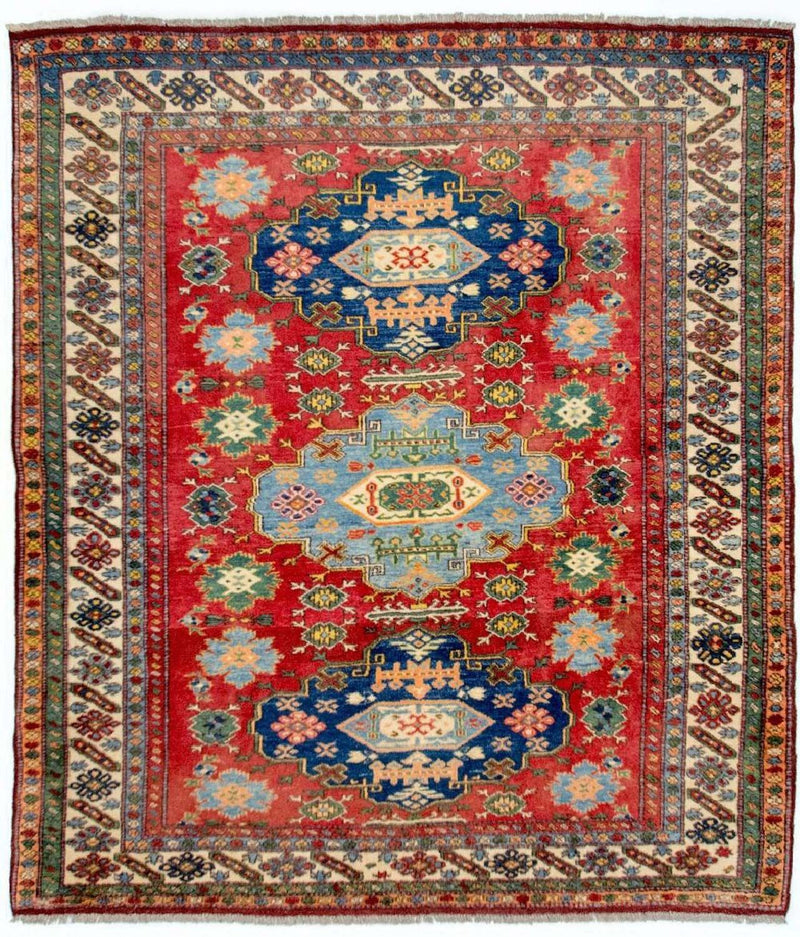 Ziegler Carpet - Kazak firkantet  - 197 x 188 cm - rød
