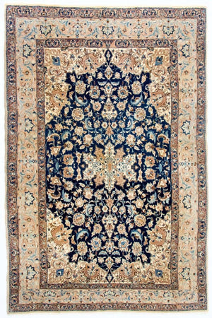 Persisk tæppe - Nain - Premium - 169 x 113 cm - blå
