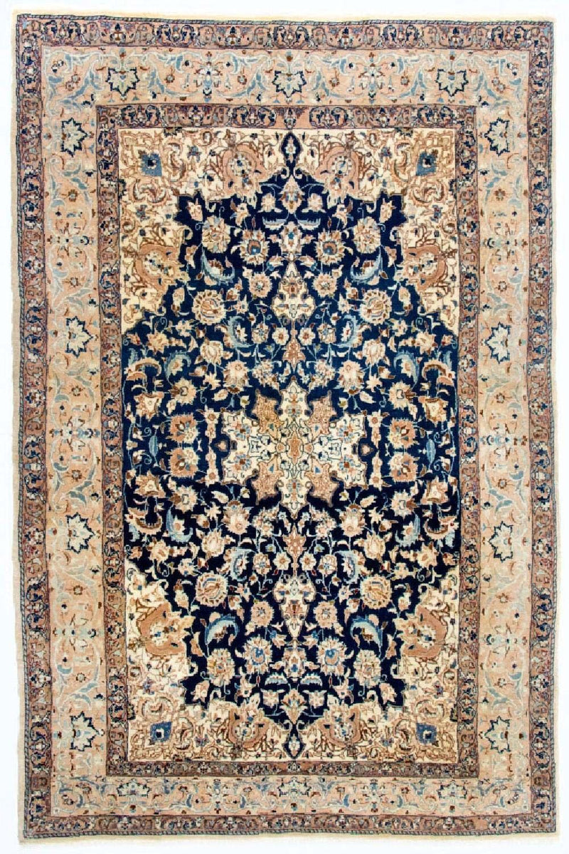 Persisk tæppe - Nain - Premium - 169 x 113 cm - blå