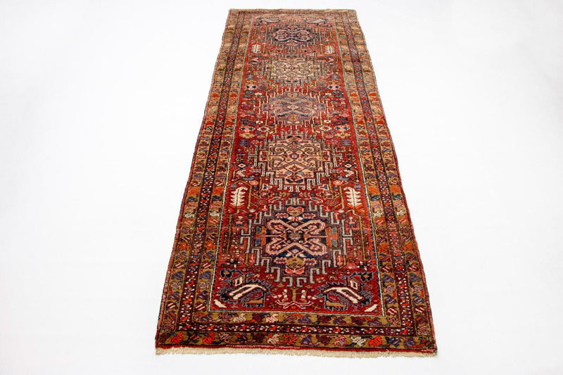 Løber Persisk tæppe - Nomadisk - 333 x 110 cm - rød