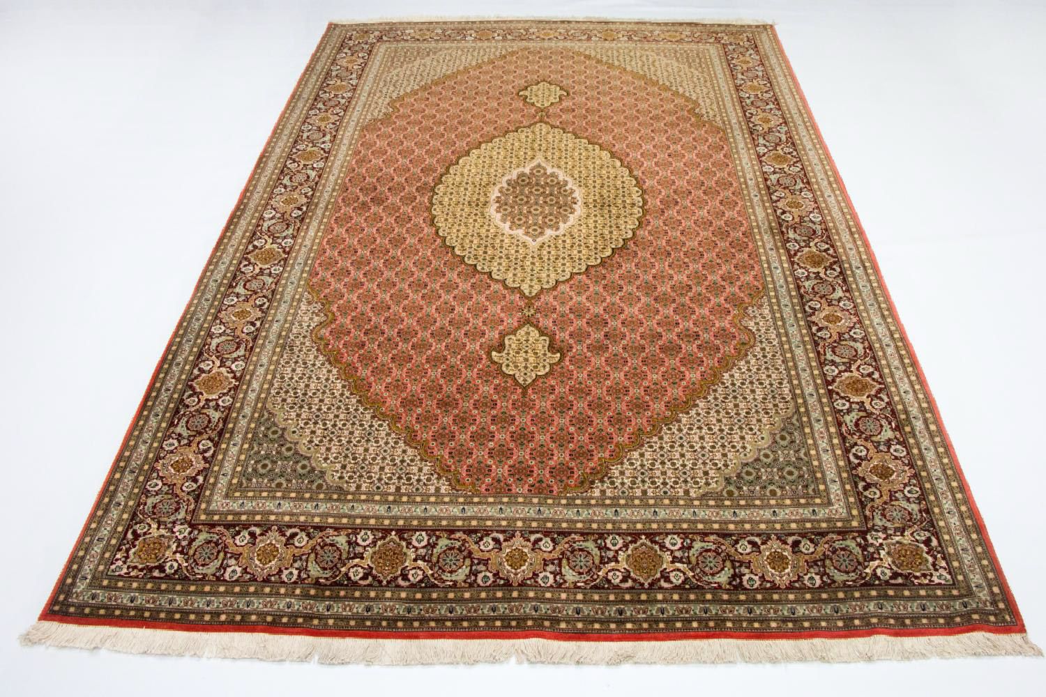 Persisk tæppe - Tabriz - Royal - 300 x 204 cm - orange