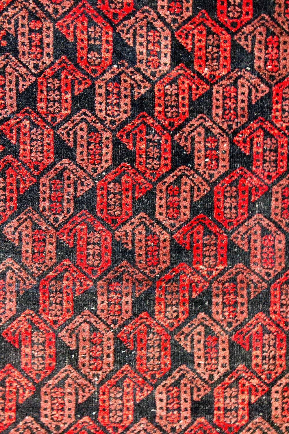 Løber Baluch-tæppe - 215 x 106 cm - flerfarvet