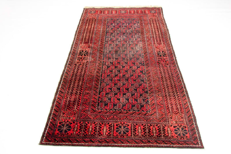 Løber Baluch-tæppe - 215 x 106 cm - flerfarvet