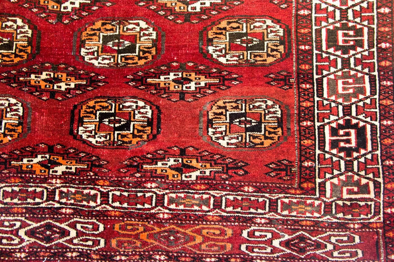 Afghansk tæppe - Bukhara - 215 x 152 cm - rød