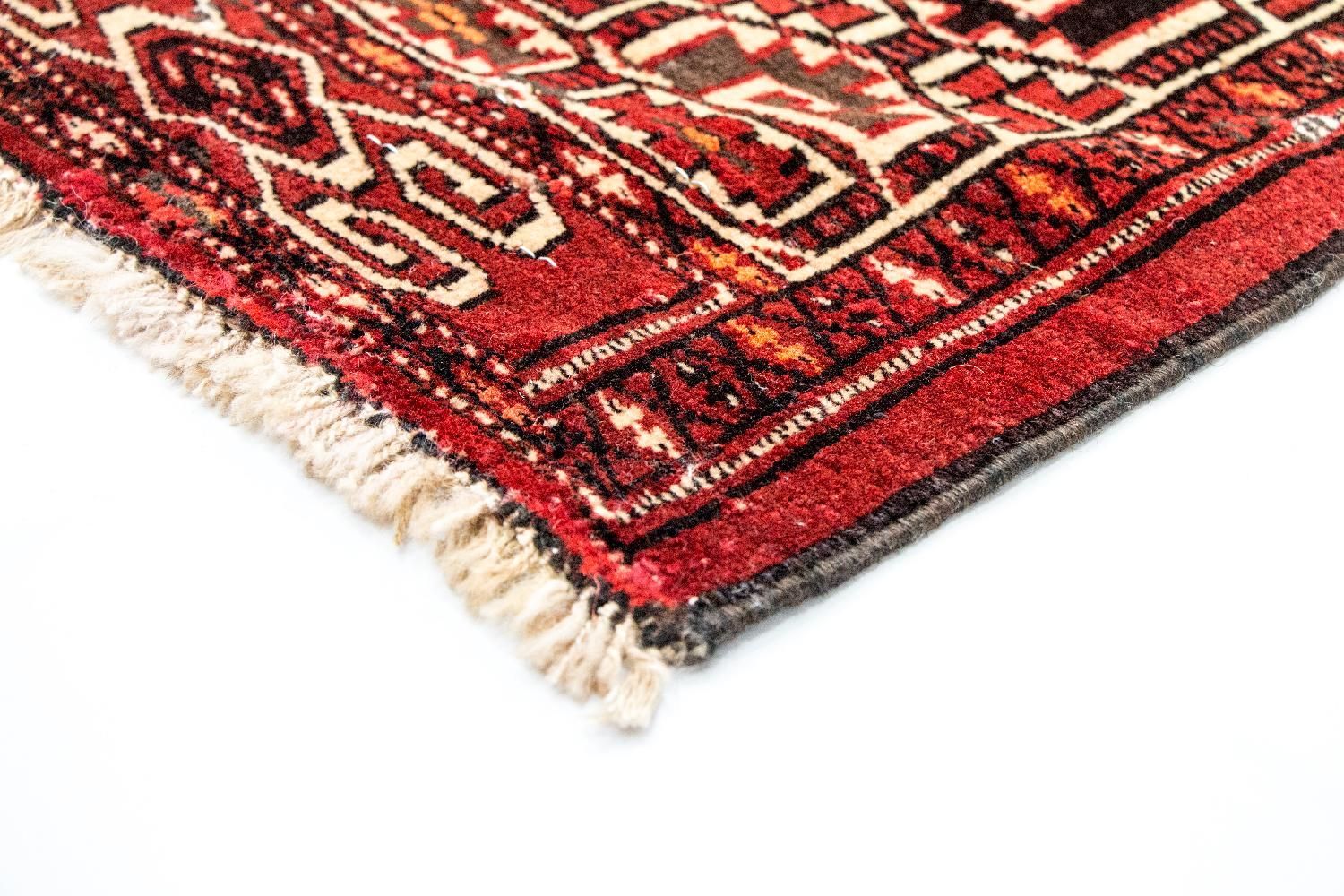 Afghansk tæppe - Bukhara - 215 x 152 cm - rød