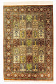 Qom silke Tæppe 152x101cm - Persisk tæppe