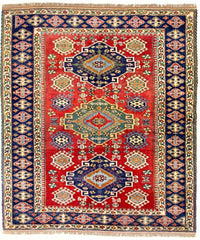 Ziegler Carpet - Kazak firkantet  - 217 x 193 cm - rød