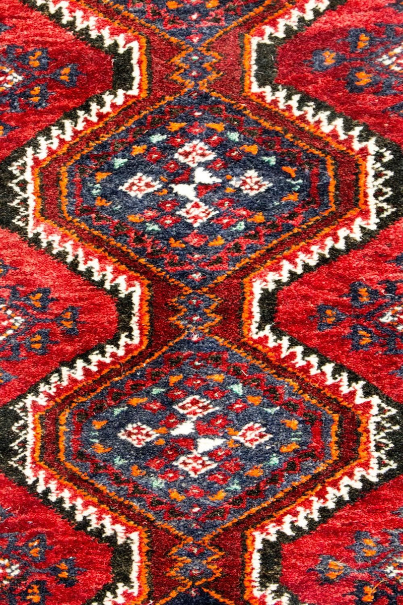 Løber Persisk tæppe - Nomadisk - 197 x 52 cm - rød
