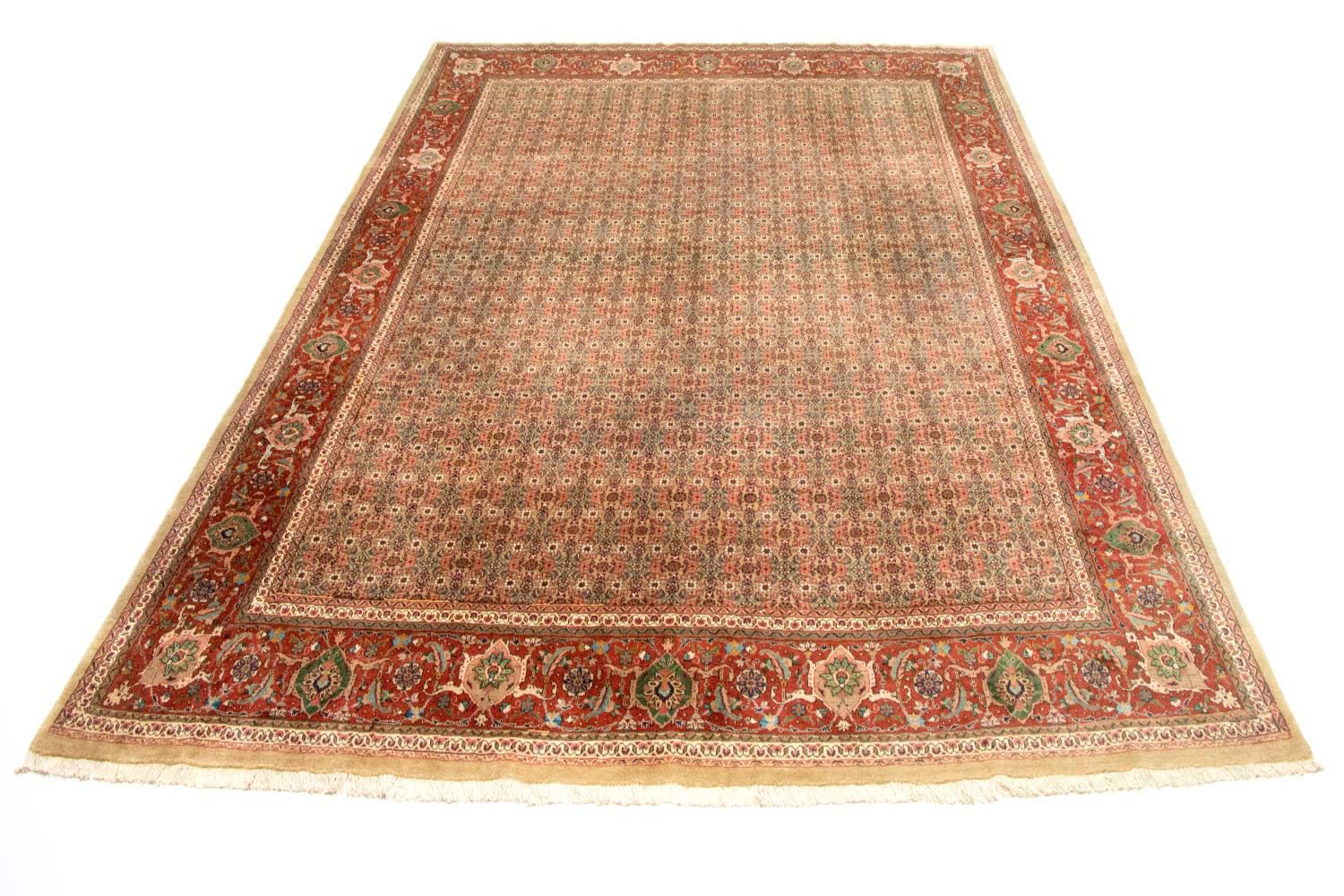 Persisk tæppe - Tabriz - Royal - 380 x 280 cm - brun