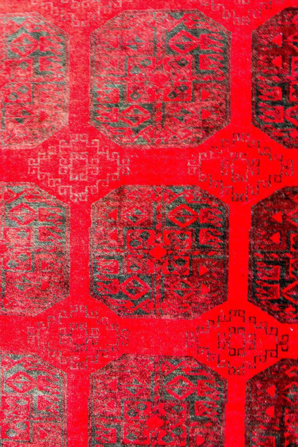 Afghansk tæppe - Bukhara - 292 x 203 cm - rød