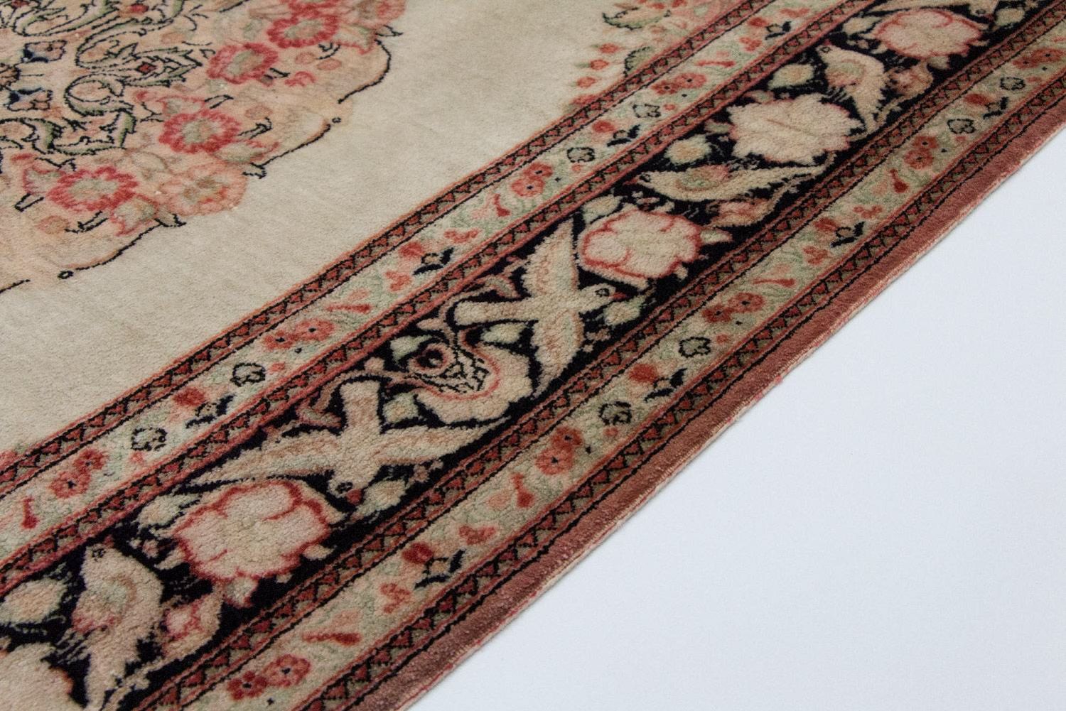 Silketæppe - Ghom Silk - Premium - 120 x 70 cm - beige