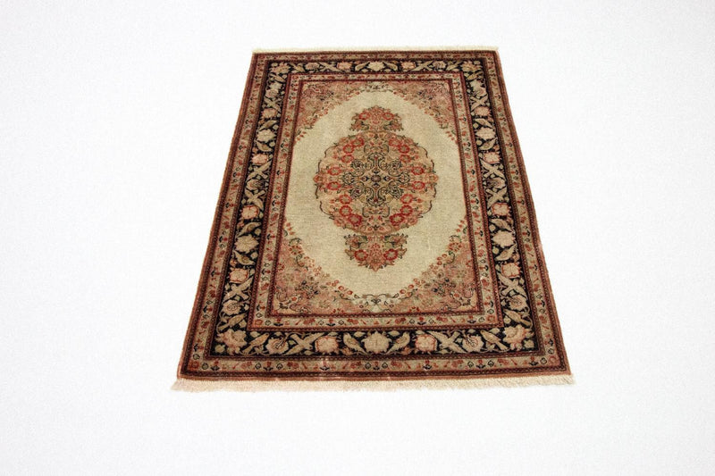 Silketæppe - Ghom Silk - Premium - 120 x 70 cm - beige
