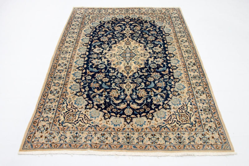 Persisk tæppe - Nain - Royal - 180 x 116 cm - mørkeblå