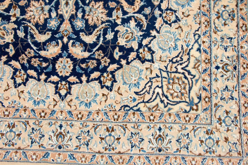 Persisk tæppe - Nain - Royal - 180 x 116 cm - mørkeblå
