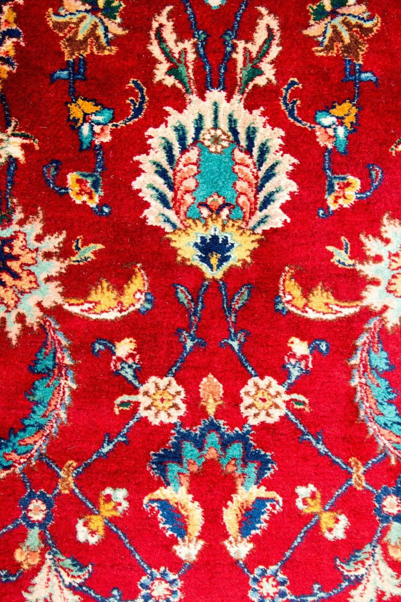 Persisk tæppe - Tabriz - 410 x 212 cm - rød