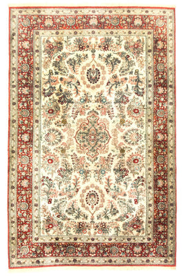 Silketæppe - China Silk - 149 x 96 cm - beige