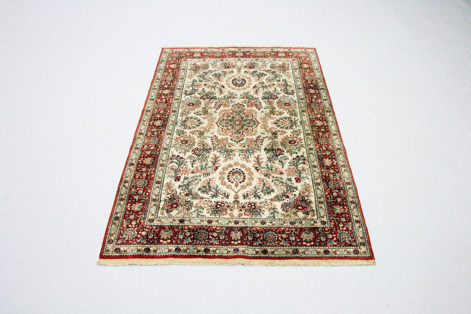 Silketæppe - China Silk - 149 x 96 cm - beige