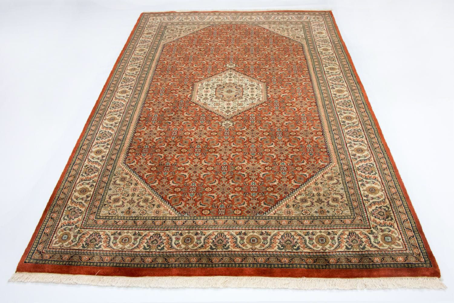 Persisk tæppe - Bijar - 300 x 200 cm - orange