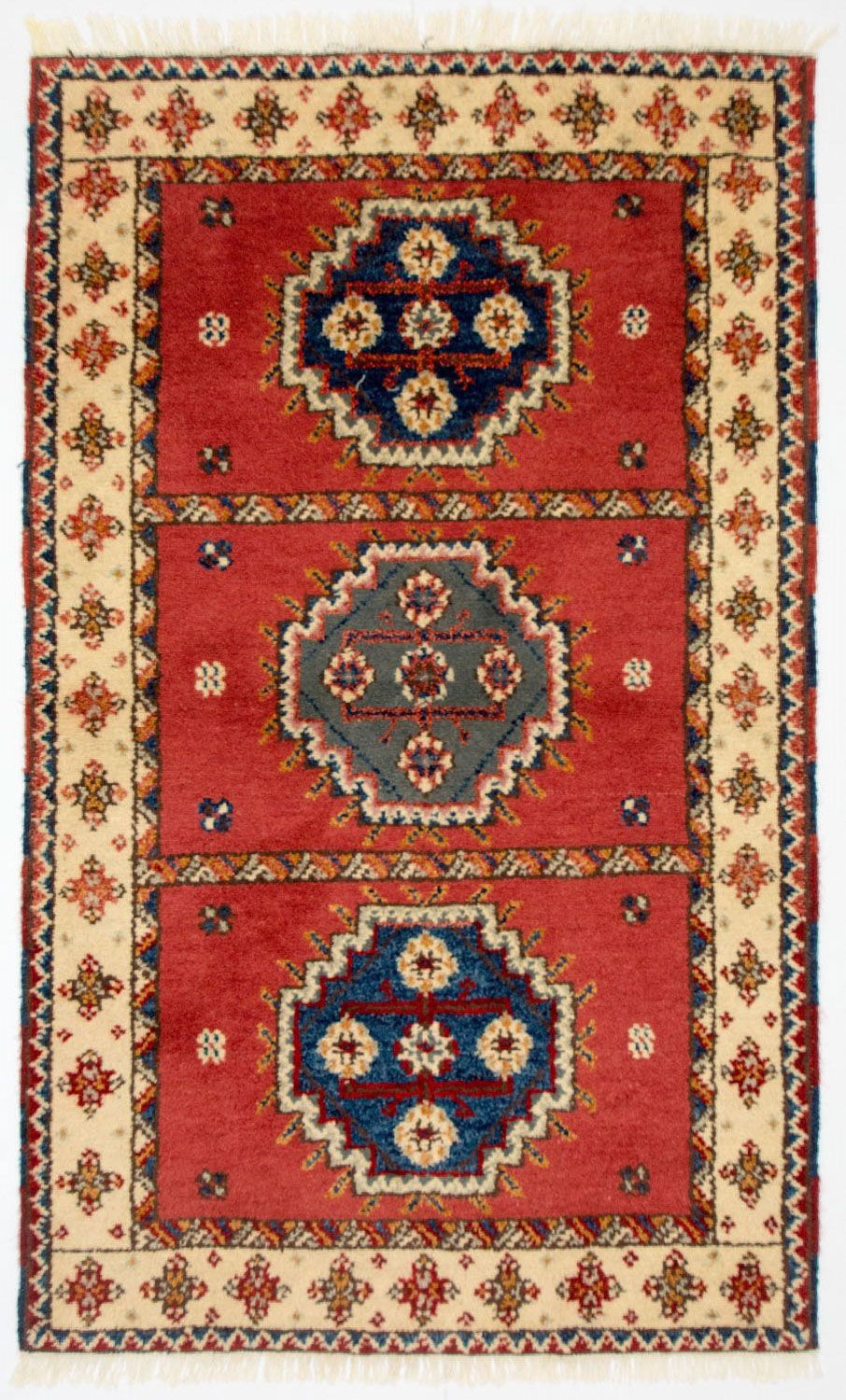 Orientalsk tæppe - 152 x 94 cm - rød
