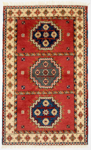 Orientalsk tæppe - 152 x 94 cm - rød