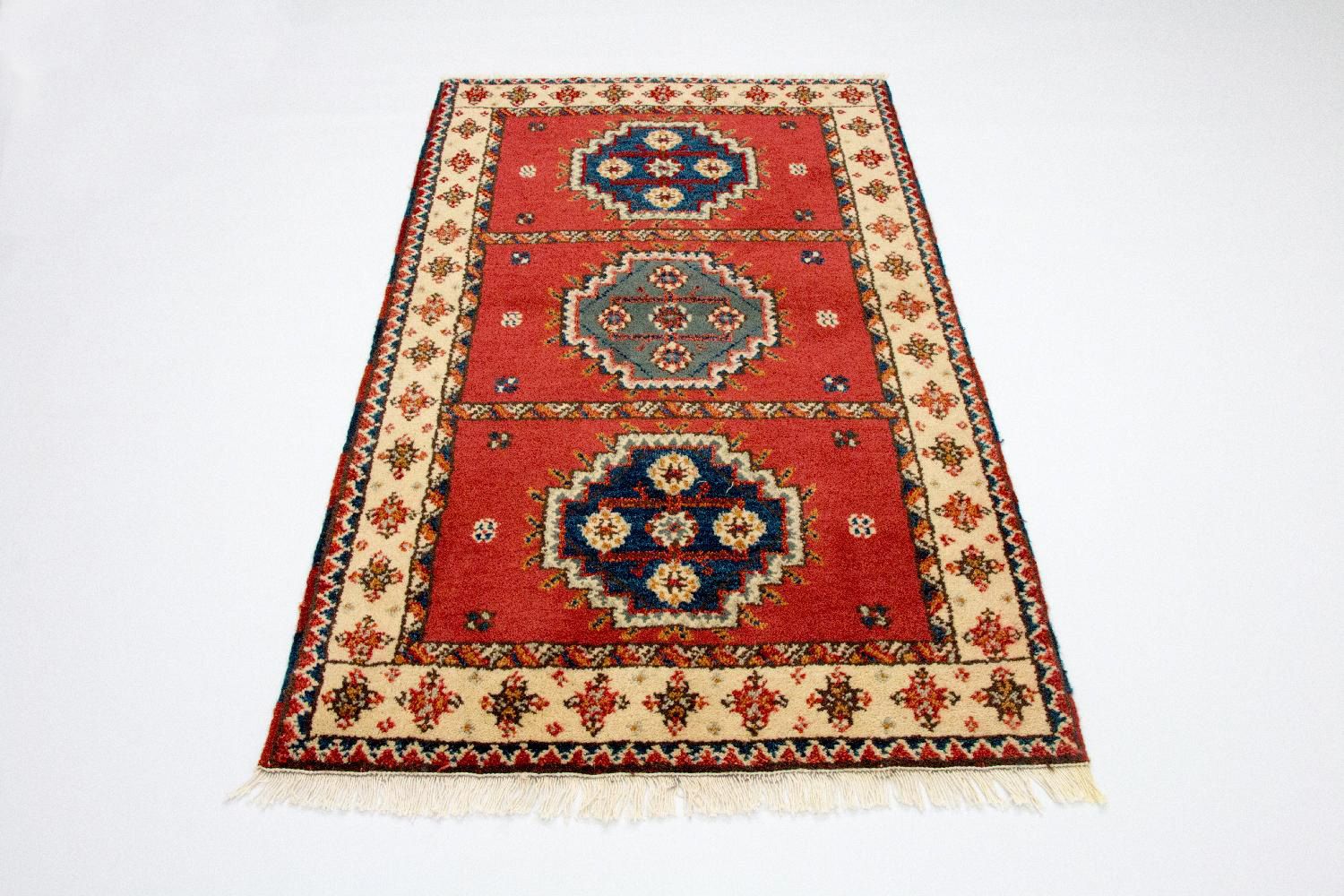 Orientalsk tæppe - 152 x 94 cm - rød