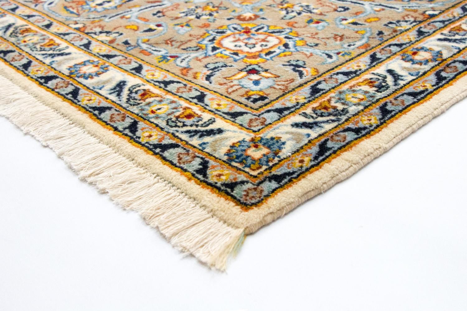 Persisk tæppe - Keshan - 413 x 307 cm - beige