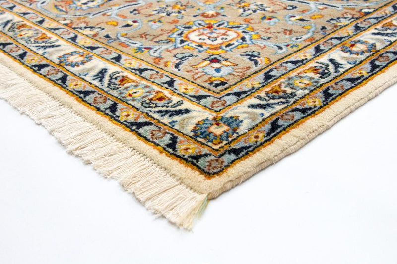 Persisk tæppe - Keshan - 413 x 307 cm - beige