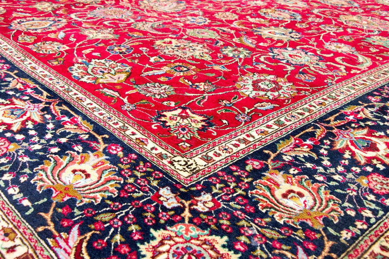 Persisk tæppe - Tabriz - 381 x 305 cm - rød
