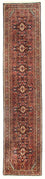 Løber Persisk tæppe - Bijar - Royal - 397 x 89 cm - rød
