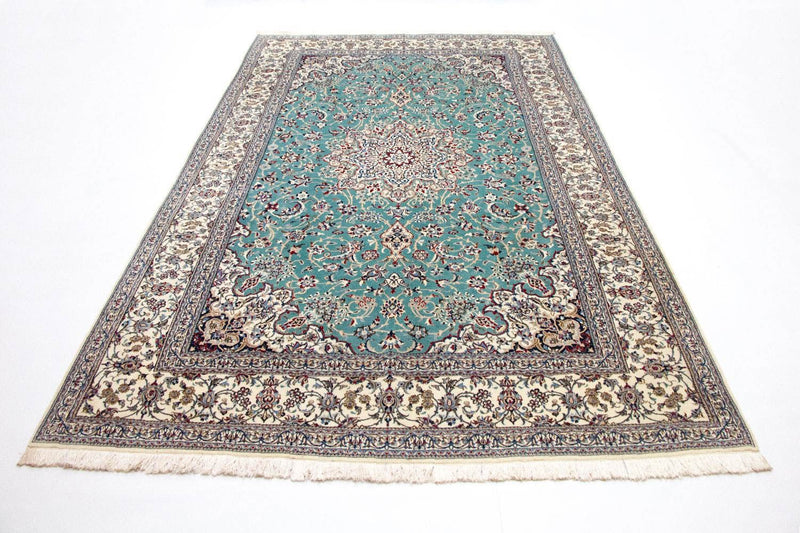Persisk tæppe - Nain - Premium - 357 x 219 cm - grøn