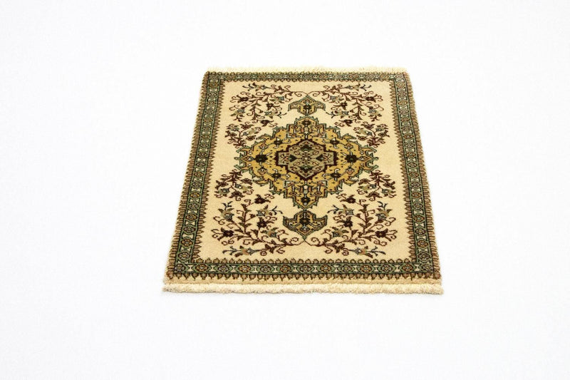 Persisk tæppe - Tabriz - 87 x 62 cm - beige