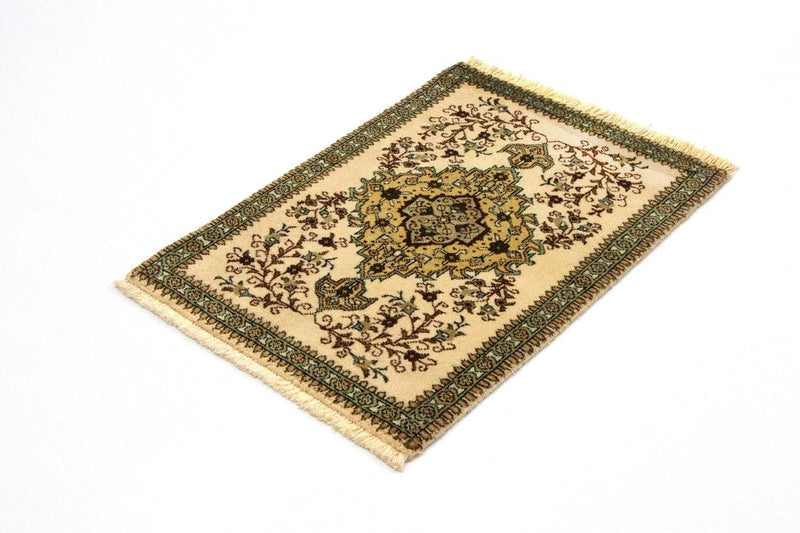 Persisk tæppe - Tabriz - 87 x 62 cm - beige
