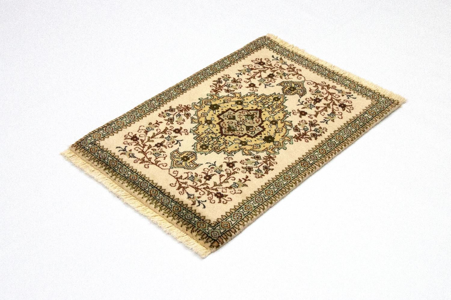 Persisk tæppe - Tabriz - 87 x 62 cm - beige