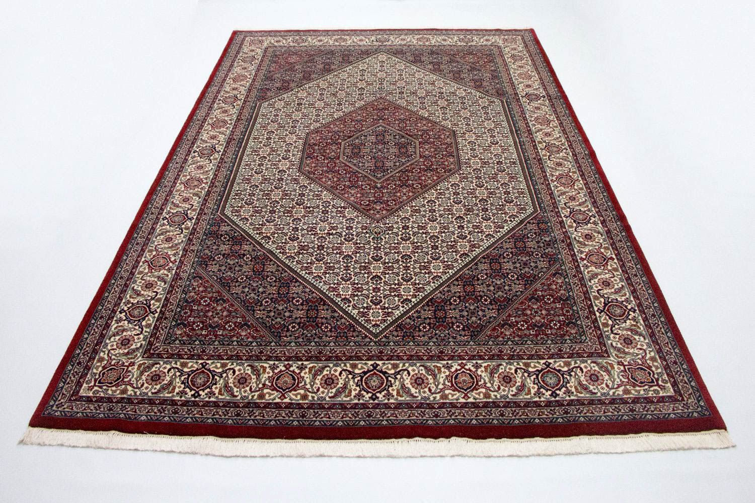 Persisk tæppe - Bijar - 351 x 250 cm - beige